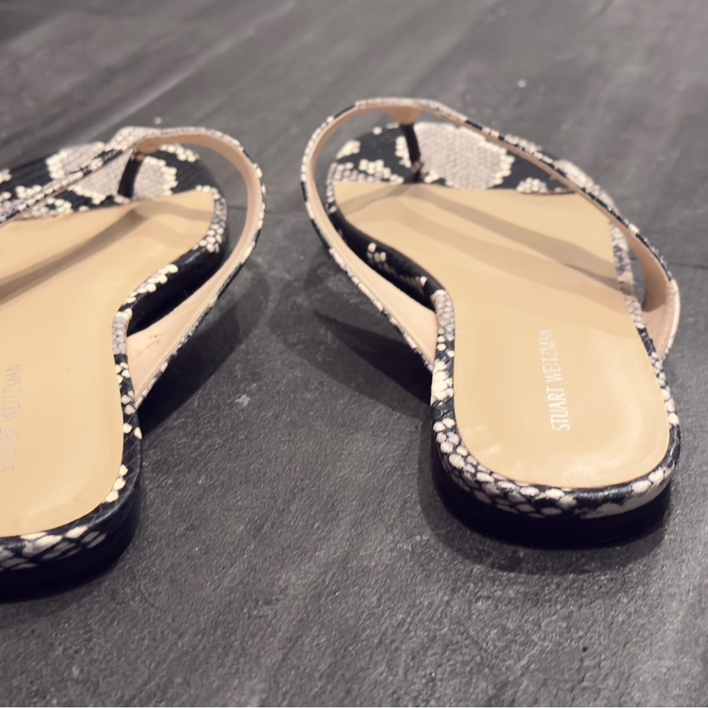 Stuart Weitzman Snakeskin Pattern Sandals